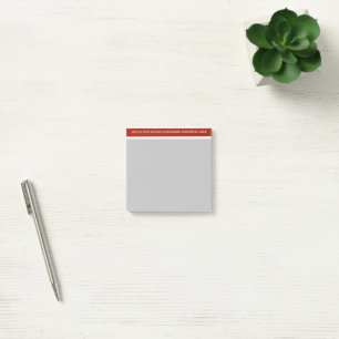 Post-it® Bloc-notes adhésif d'accès restreint pour chantier