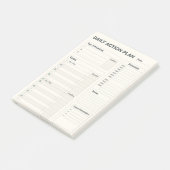 Post-it® Bloc-notes adhésif de plan quotidien (Incliné)