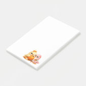 Post-it® Bloc-notes adhésif grand format avec de mignons oi (Incliné)