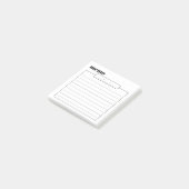 Post-it® Bloc-notes adhésif Memo quotidien, 7,62 cm x 7,62 (Incliné)