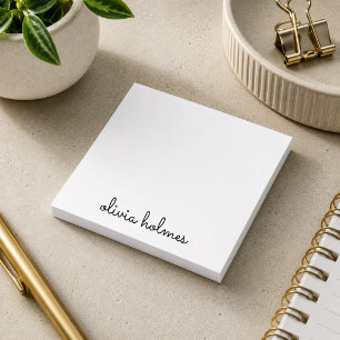 Post-it® Bloc-notes adhésif minimaliste pour bureau avec no