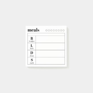 Post-it® Bloc-notes adhésif simple pour planificateur de re