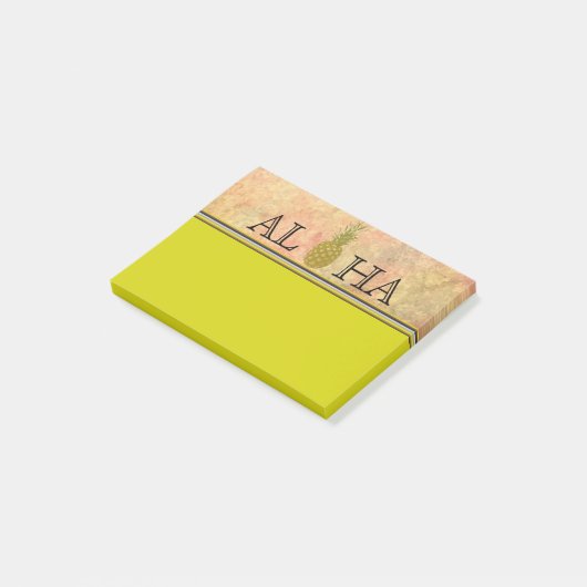 Post-it® Bloc-notes ananas (Incliné)