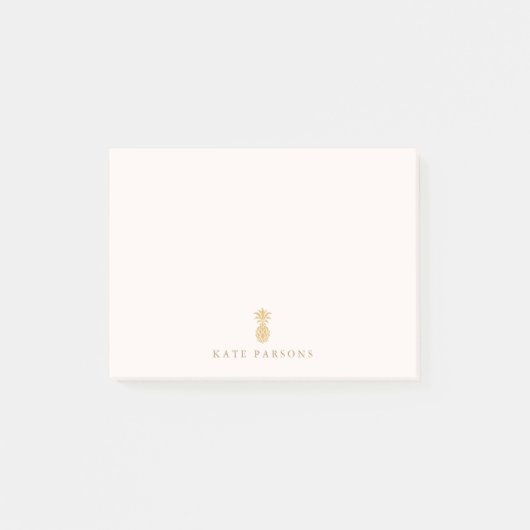 Post-it® Bloc-notes ananas (Devant)