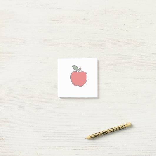 Post-it® Bloc-notes Apple (Sur un bureau)