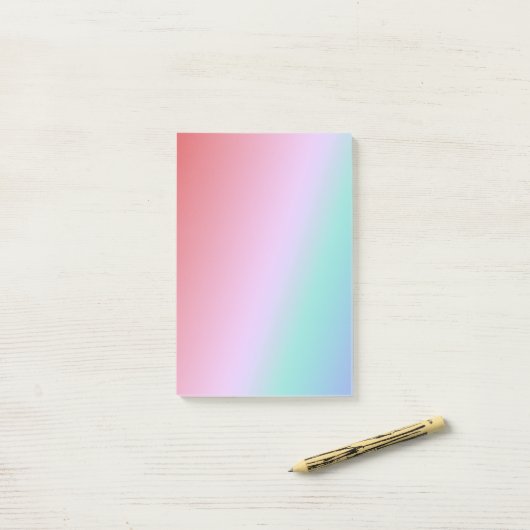 Post-it® Bloc-notes avec touches de brosse souples (Sur un bureau)