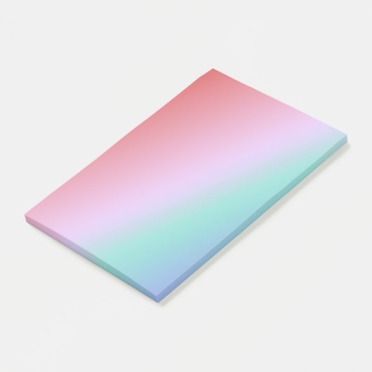 Post-it® Bloc-notes avec touches de brosse souples (Incliné)