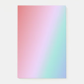 Post-it® Bloc-notes avec touches de brosse souples (Devant)