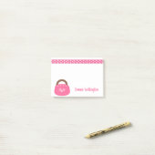 Post-it® Bloc-notes Bermudes monogrammé (Sur un bureau)