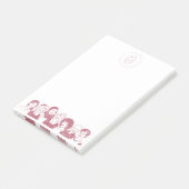 Post-it® Bloc-notes blanc (Incliné)