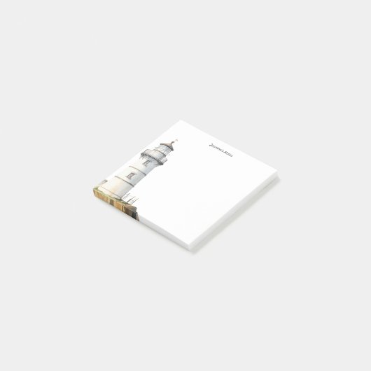 Post-it® Bloc-notes blanc 1 (Incliné)