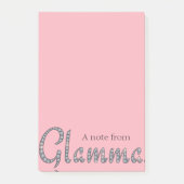 Post-it® Bloc-notes bling de post-it de Glamma (Devant)