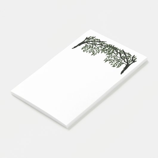Post-it® Bloc-notes - Branches feutrées touchant (Incliné)