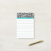 Post-it® Bloc-notes cadeau pour professeur au bureau Léopar (Sur un bureau)
