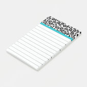 Post-it® Bloc-notes cadeau pour professeur au bureau Léopar (Incliné)