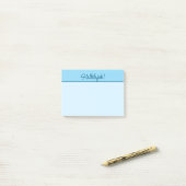 Post-it® Bloc-notes Christian Hallelujah en bleu (Sur un bureau)
