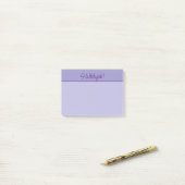 Post-it® Bloc-notes Christian Hallelujah en violet (Sur un bureau)