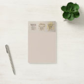Post-it® Bloc-notes Colonnes Grecques (Bureau)