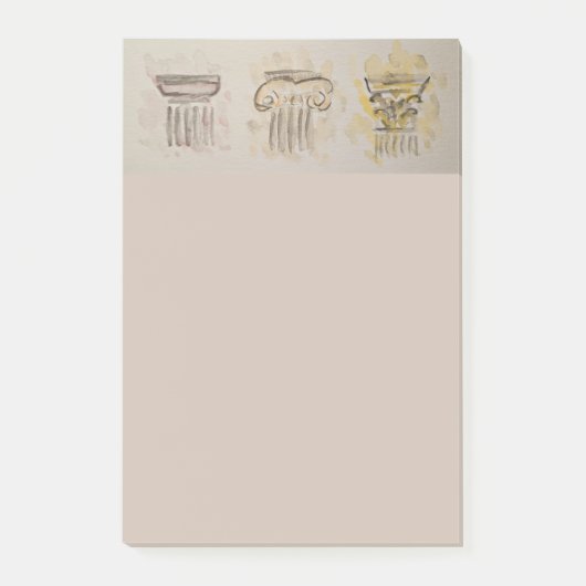 Post-it® Bloc-notes Colonnes Grecques (Devant)