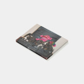 Post-it® Bloc-notes de chiot de chien de basset (Incliné)