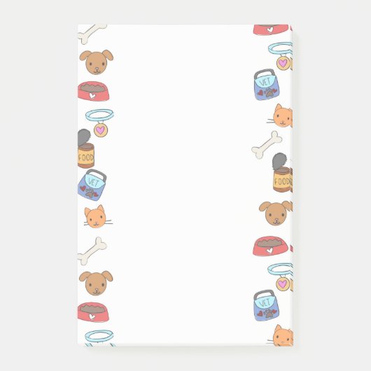 Post-it® Bloc-notes de conception de bureau Vet (Devant)