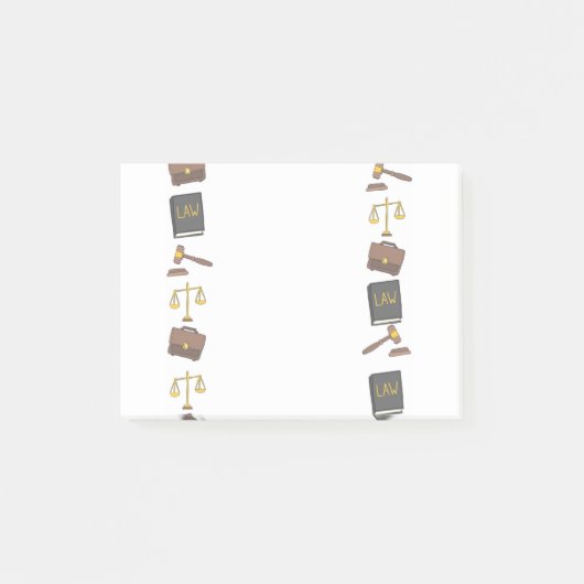 Post-it® Bloc-notes de conception de loi (Devant)