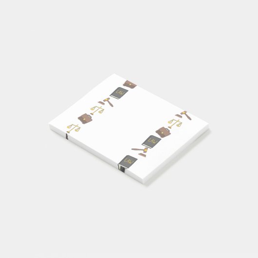 Post-it® Bloc-notes de conception de loi (Incliné)