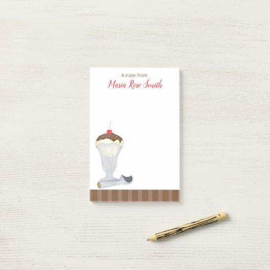 Post-it® Bloc-notes de glace (Sur un bureau)