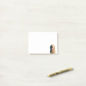 Post-it® Bloc-notes de golden retriever (Sur un bureau)