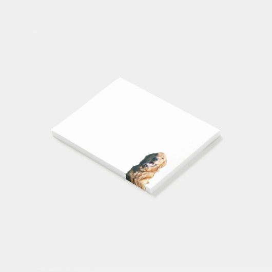 Post-it® Bloc-notes de golden retriever (Incliné)