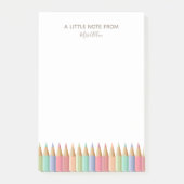 Post-it® Bloc-notes de l'enseignant Crayon crayon (Devant)