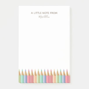 Post-it® Bloc-notes de l'enseignant Crayon crayon