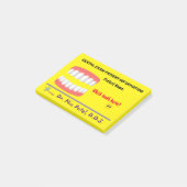 Post-it® Bloc-notes de l'examen de dentiste pour enfants (Incliné)