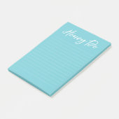 Post-it® Bloc-notes de liste des activités de miel (Incliné)