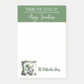 Post-it® Bloc-notes de lutin de la Saint-Patrick (Devant)