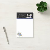 Post-it® Bloc-notes de machine à coudre florale fantaisiste (Bureau)