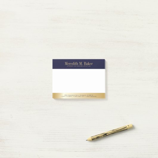 Post-it® Bloc-notes de mandataire (Sur un bureau)