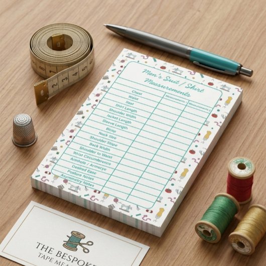 Post-it® Bloc-notes de mesures corporelles entièrement pers