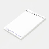 Post-it® Bloc-notes de musique personnalisable (Incliné)