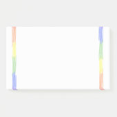Post-it® Bloc-notes de nom personnalisé Rainbow (Devant)