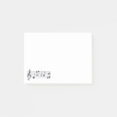 Post-it® Bloc - notes de notes musicales (Devant)