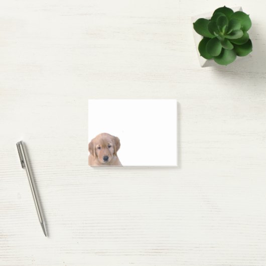 Post-it® Bloc-notes de post-it de golden retriever (Bureau)