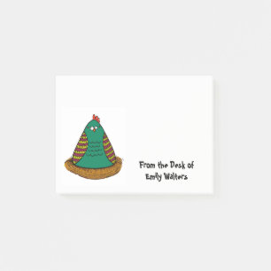 Post-it® Bloc - notes de poulet d'art populaire