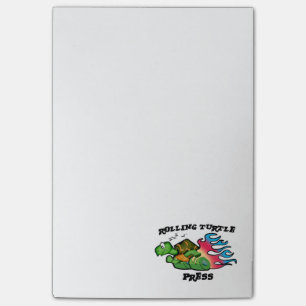 Post-it® Bloc - notes de presse de tortue de roulement