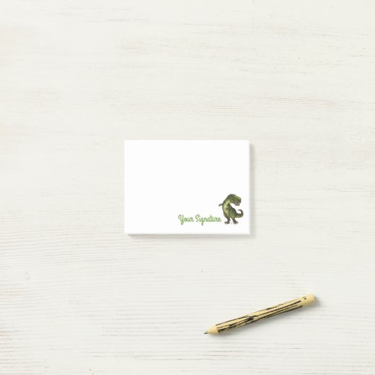 Post-it® Bloc-notes de rex de T (Sur un bureau)