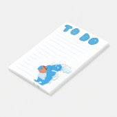 Post-it® Bloc - notes de ToDo de monstre de boulangerie (Incliné)