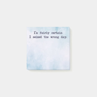Post-it® Bloc-notes drôle | Saisir le jour | Notes de burea