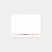 Post-it® Bloc-notes du coeur personnel (Devant)