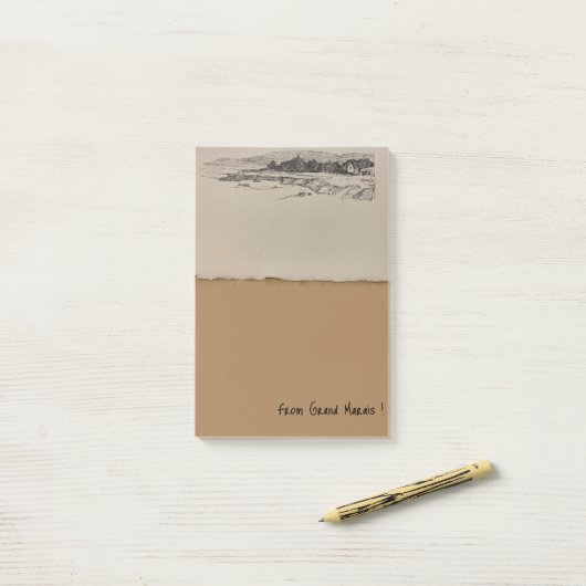 Post-it® Bloc-notes du Grand Marais (Sur un bureau)