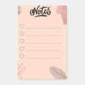 Post-it® Bloc-notes esthétique pour les notes et l'organisa (Devant)